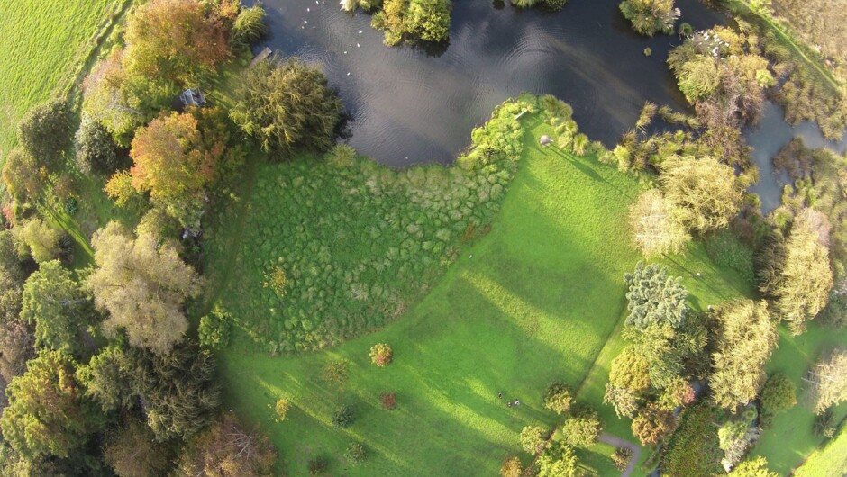 Katikati Bird Gardens Arial View